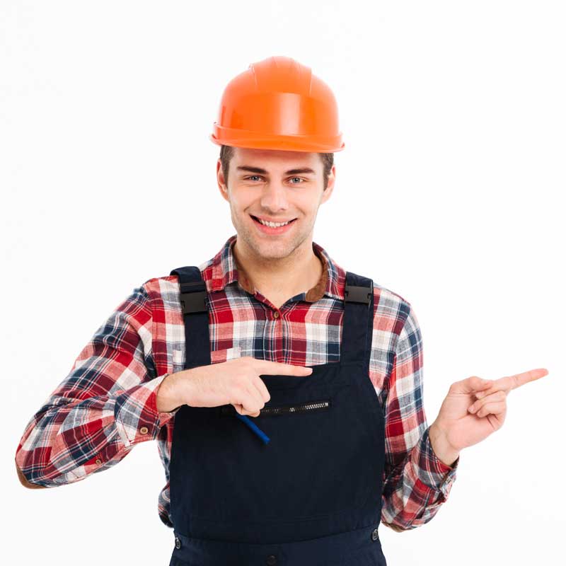 Handwerker Bild. Logo Heuschkel GmbH - Wir suchen Mitarbeiter.